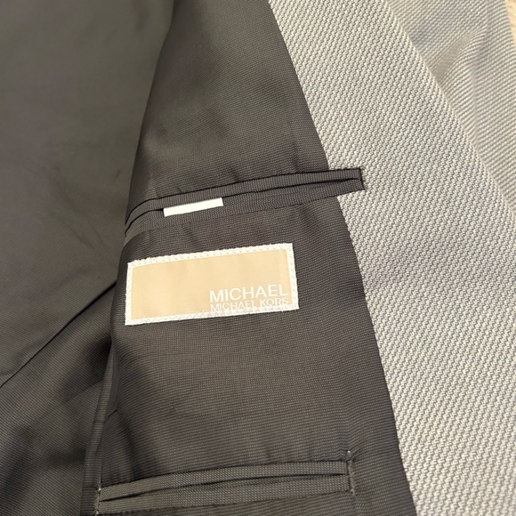 Michael Michael Kors Light Gray Sports Coat Blazer Size 44R - Picture 3 of 4